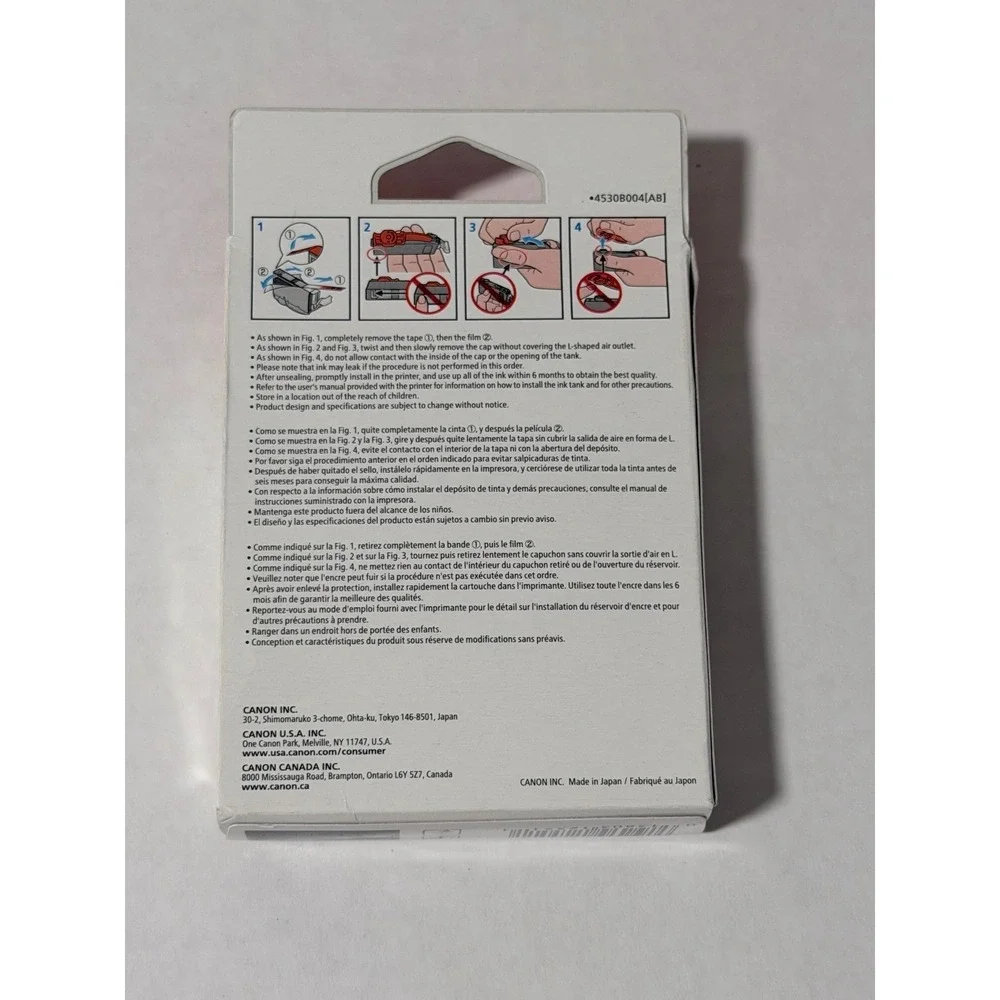 Lot of 5 Canon PGI-225 PGBK Black Ink Tank PIXMA iP4820 MG5220 MX882 Genuine OEM